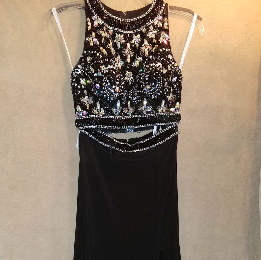 Black formal dress